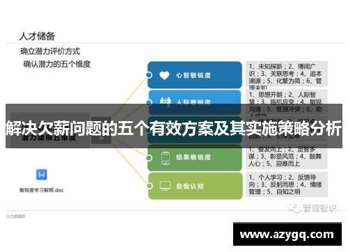 解决欠薪问题的五个有效方案及其实施策略分析